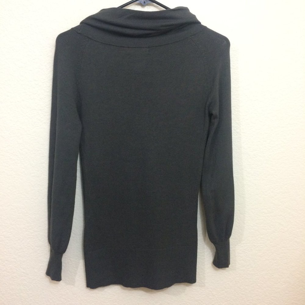 4/$25 🛍 Rampage Small Knit Sweater Gray Cowl Neck - Picture 8 of 10